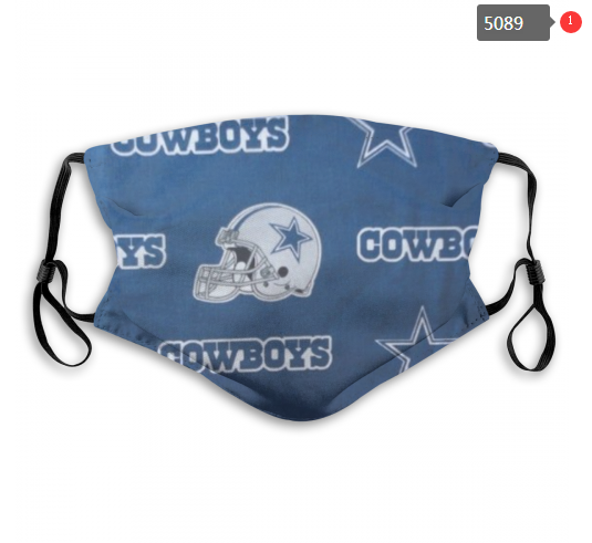 2020 NFL Dallas cowboys #11 Dust mask with filter->nfl dust mask->Sports Accessory